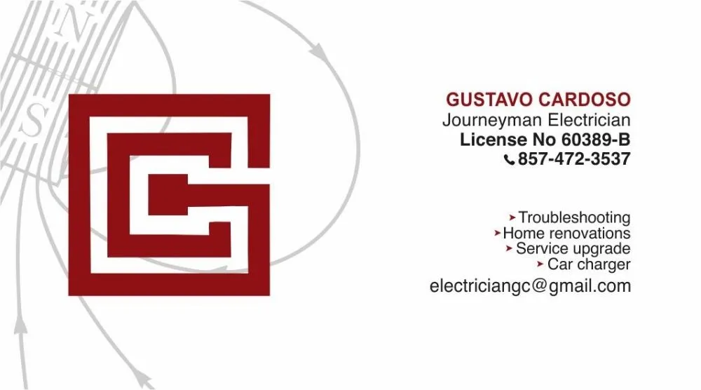 Slide of Gustavo Cardoso Journeyman Electrician