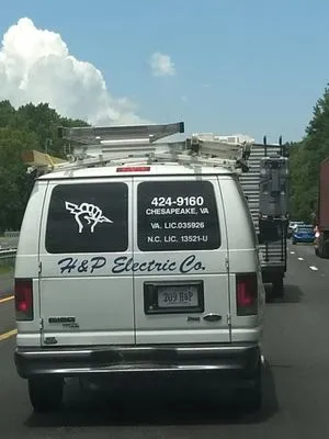 H & P Electric Company Logo