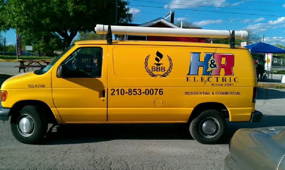 Slide of H & R Electric