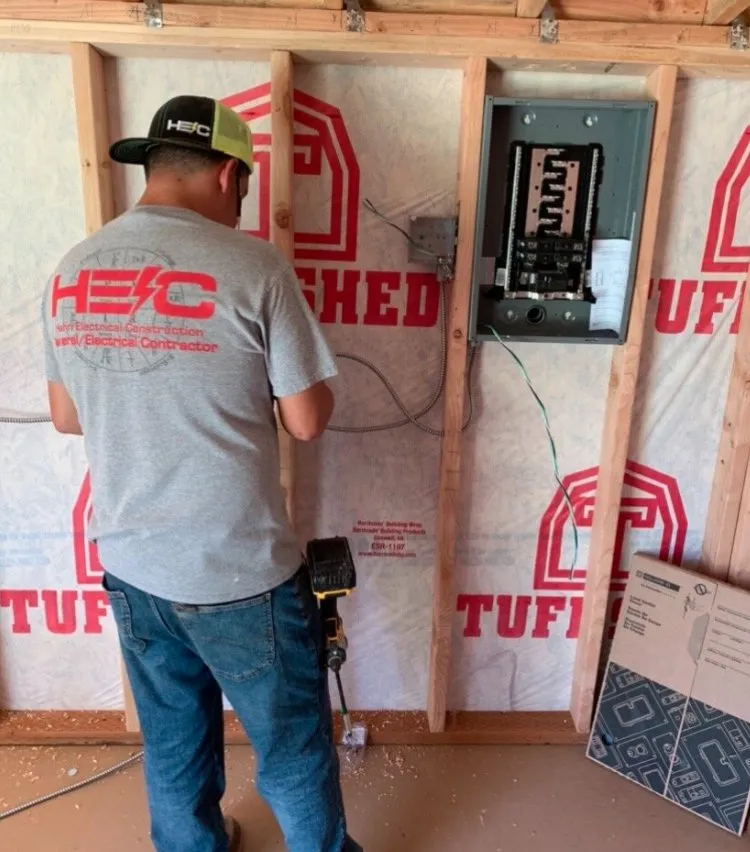 Slide of Hahn Electric Construction