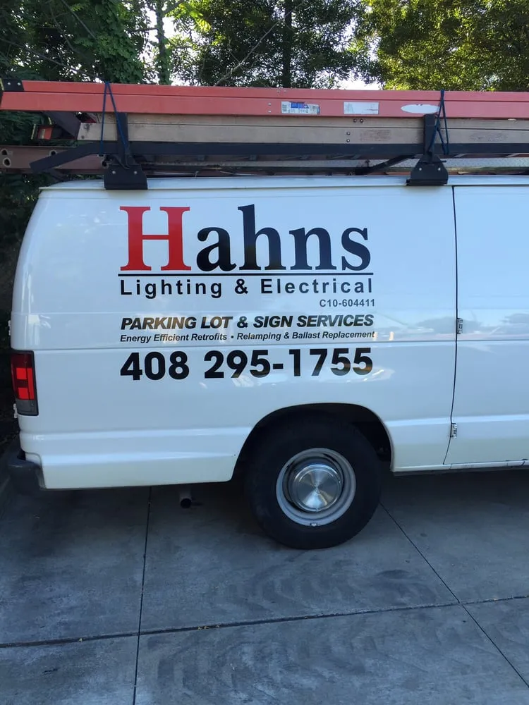 Slide of Hahn's Lighting Service