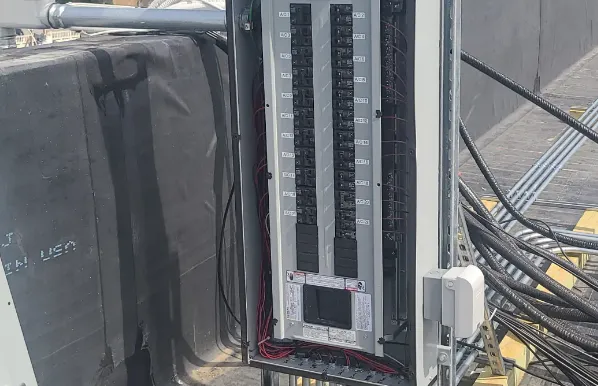 Affordable electrical service for homes in wiring installation, by