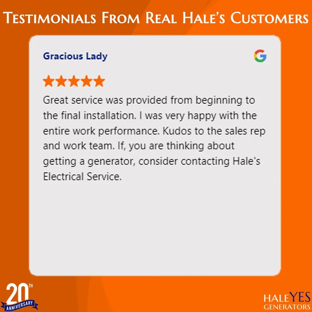 Slide of Hale's Electrical Service