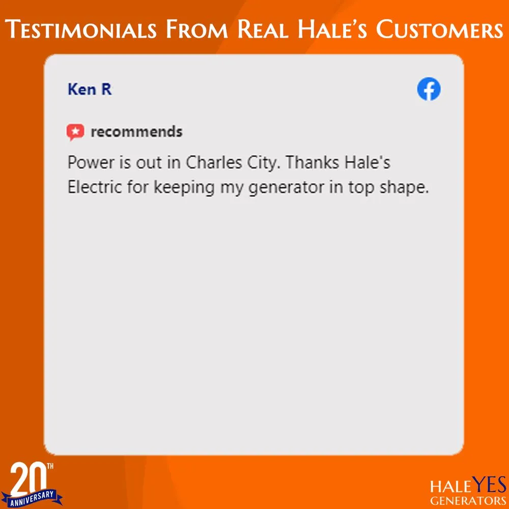 Slide of Hale's Electrical Service