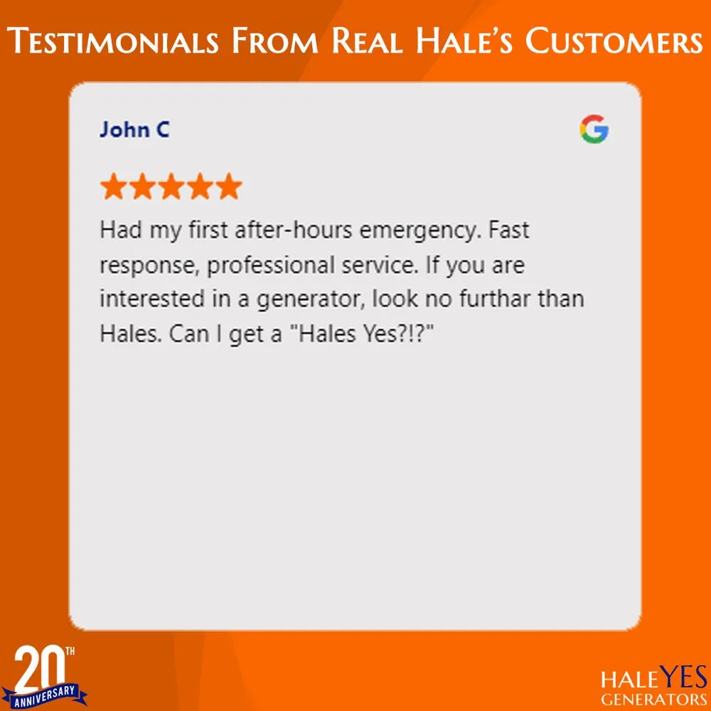 Slide of Hale's Electrical Service