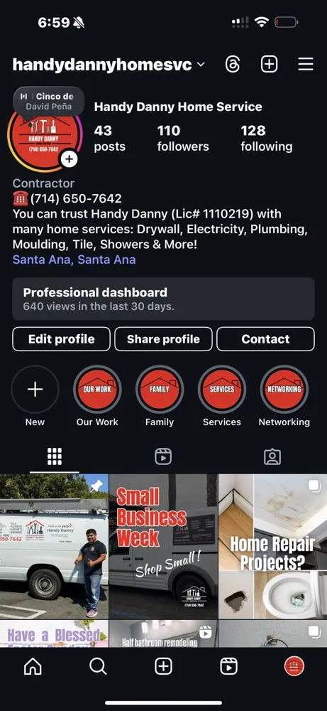 Slide of Handy Dany Home Services