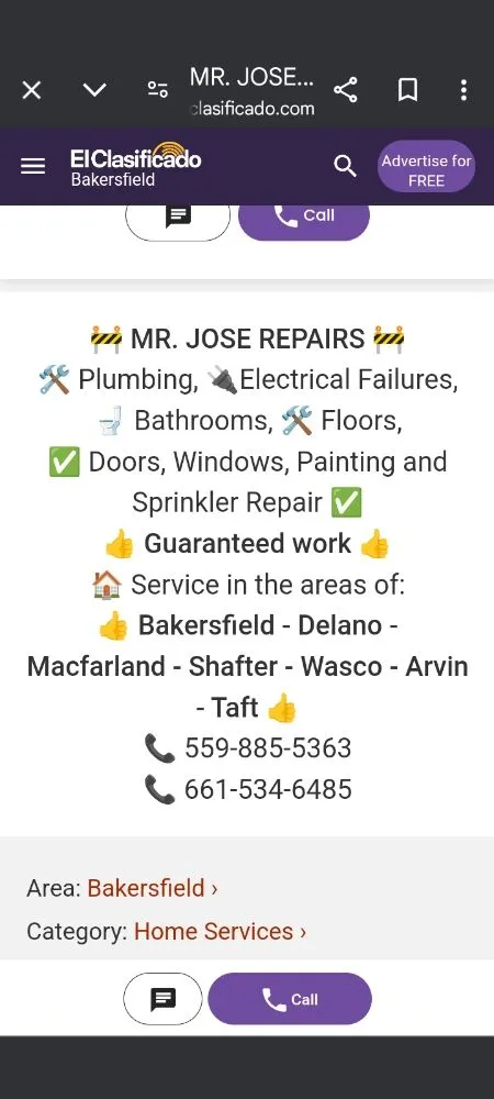 Slide of Handyman Construction