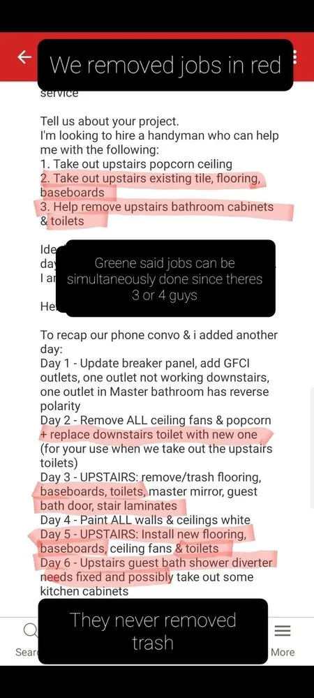 Slide of Handyman Greene