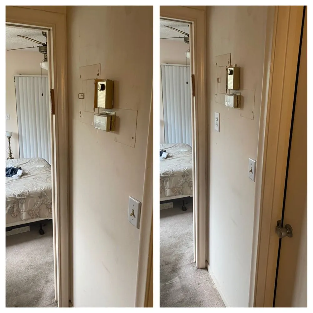 Emergency wiring installation in , by Handyman Greene