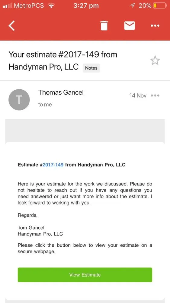 Slide of Handyman Pro