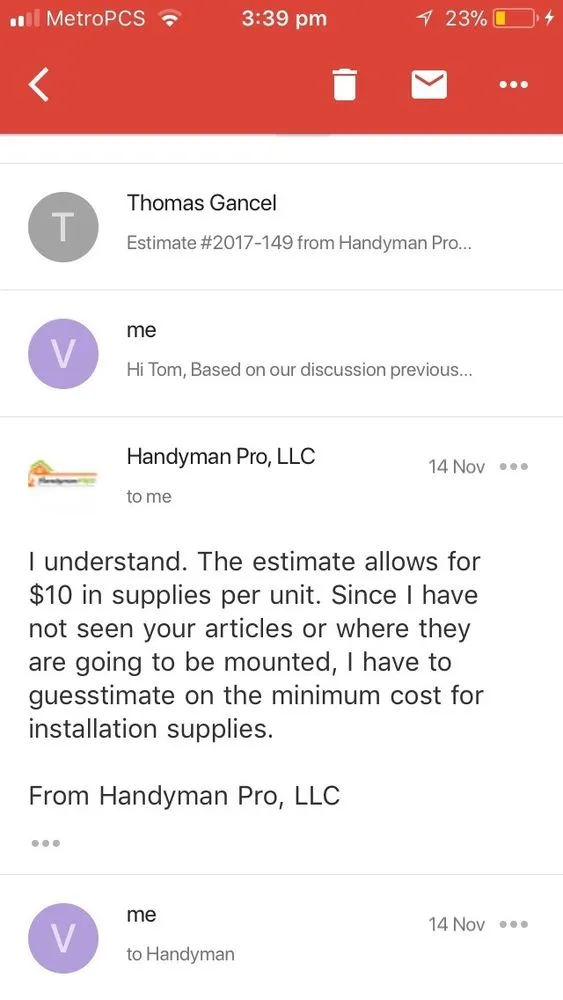 Slide of Handyman Pro