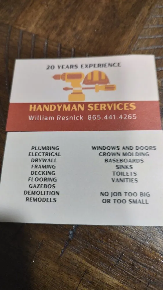 Slide of Handyman services