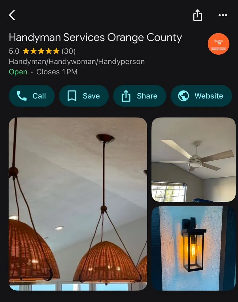 Slide of Handyman Services Orange County