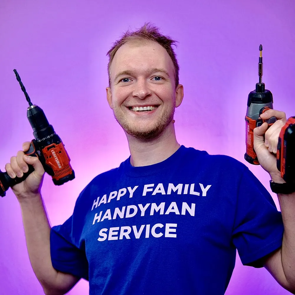Slide of Happy Family Handyman
