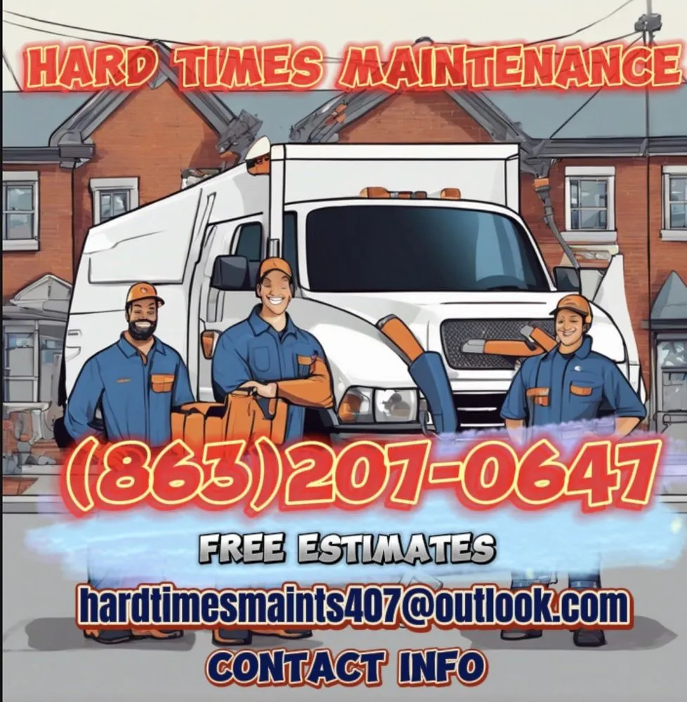 Slide of Hard Times Maintenance Service