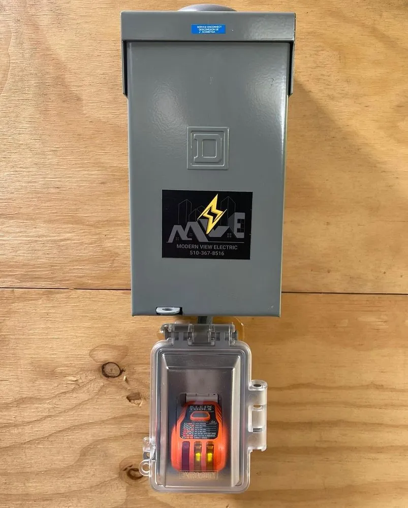 Slide of Hardwired Electrical Service