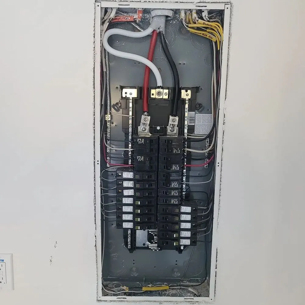 Slide of Hardworking Electrician Service