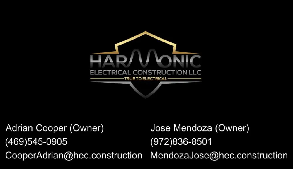Slide of Harmonic Electrical Construction