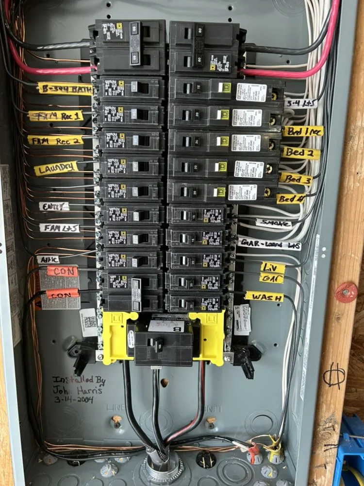 Slide of Harris construction