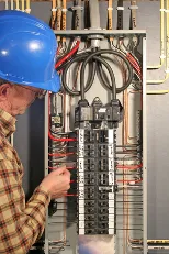 Affordable electrical service for homes in wiring installation,  by 