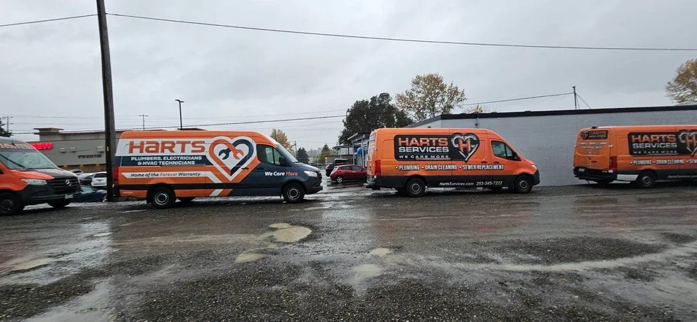 Slide of Harts Plumbers, Electricians, & HVAC Technicians