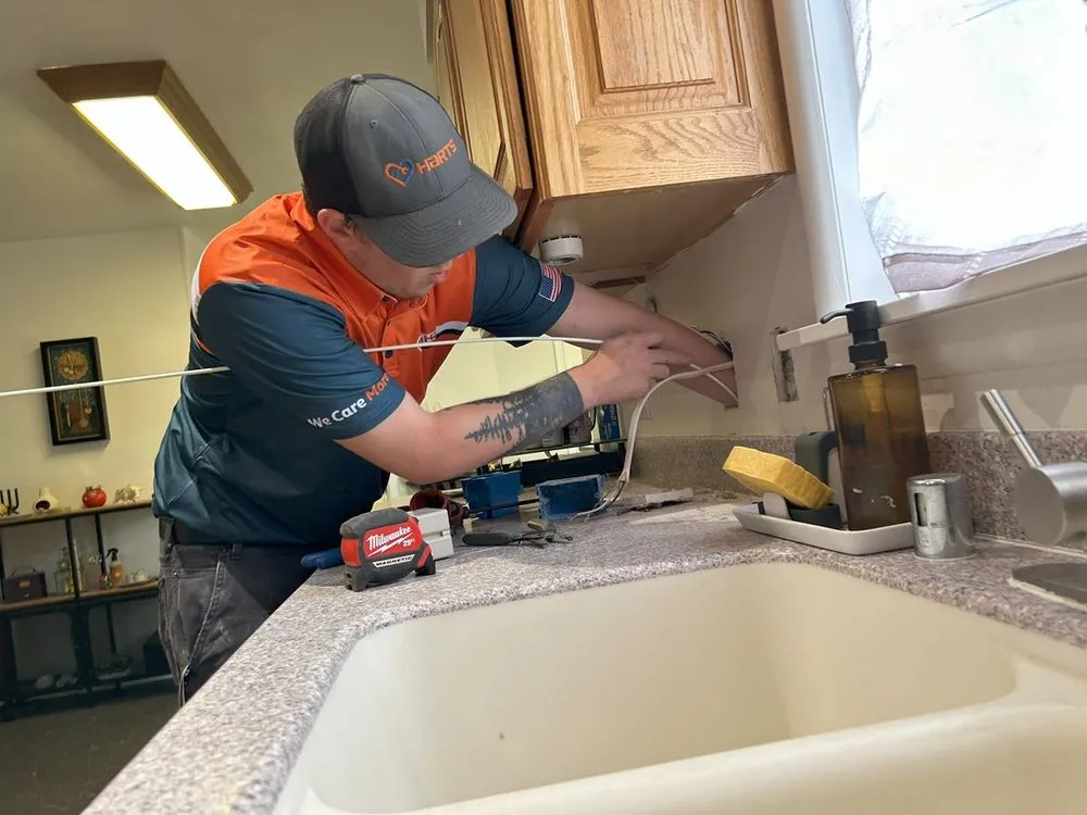 Licensed electrician providing panel upgrade in ,