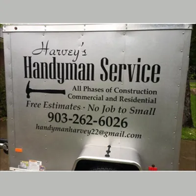 Slide of Harvey's Handyman Services