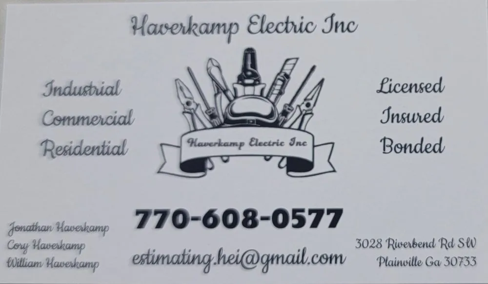 Expert electrician providing outlet and switch repair in Plainville, GA - Haverkamp Electric