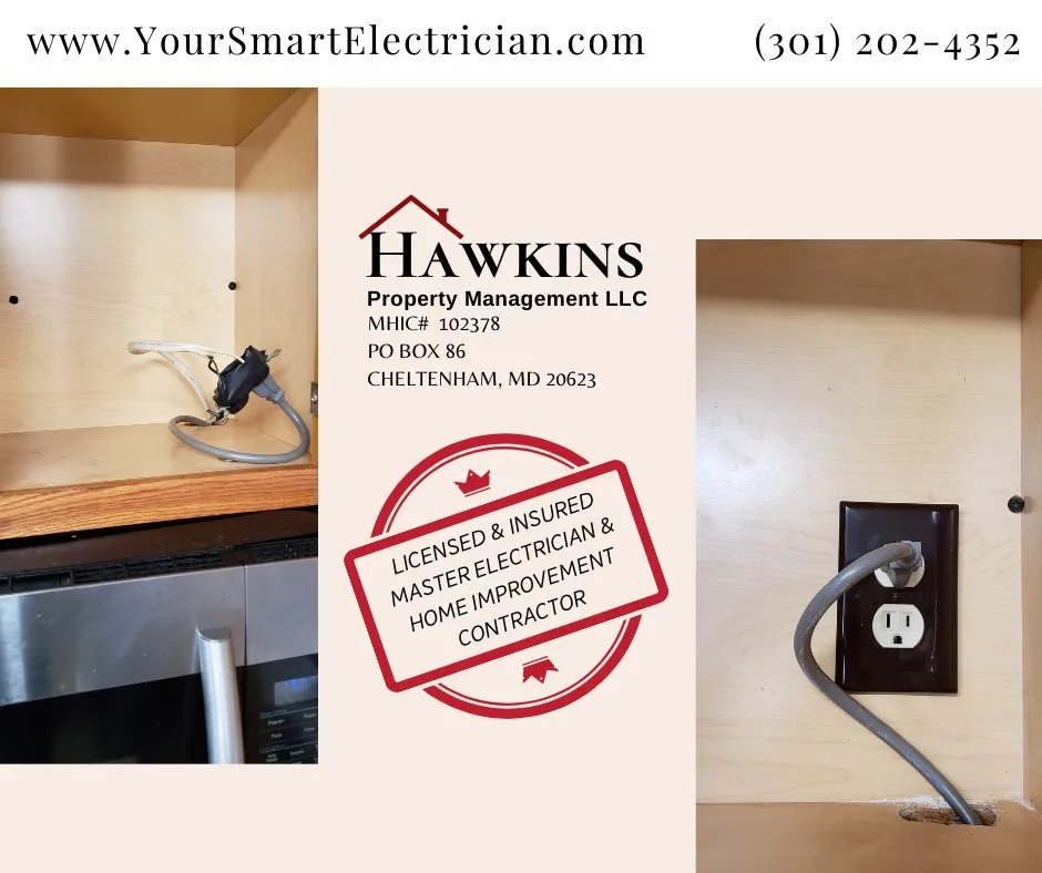Certified electrician providing panel upgrade in Upper Marlboro, MD - Hawkins Property Management