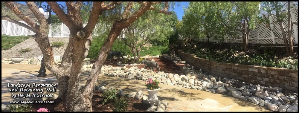 Slide of Hayden's Services