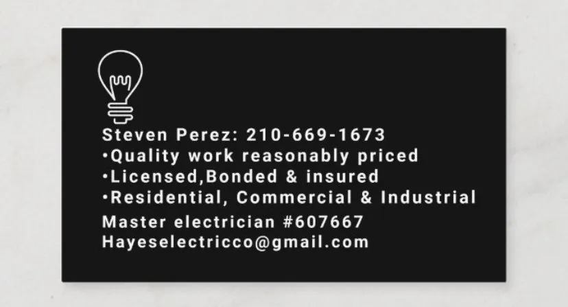 Slide of Hayes Electric