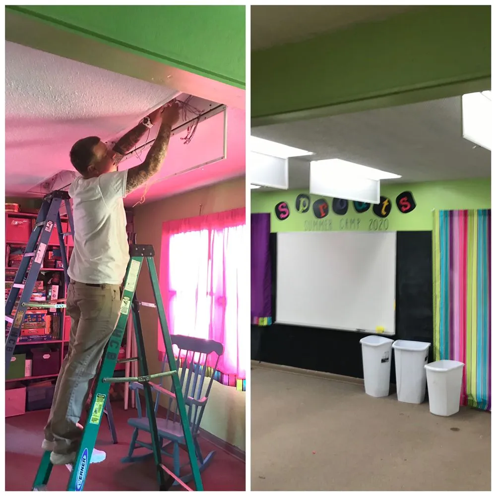 Professional electrician providing lighting installation in Winston-Salem, NC - HCB Electric