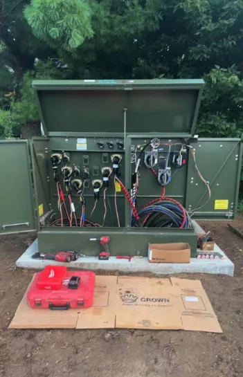 Professional electrician providing emergency electrical service in Rushville, OH - H_D Site Solutions
