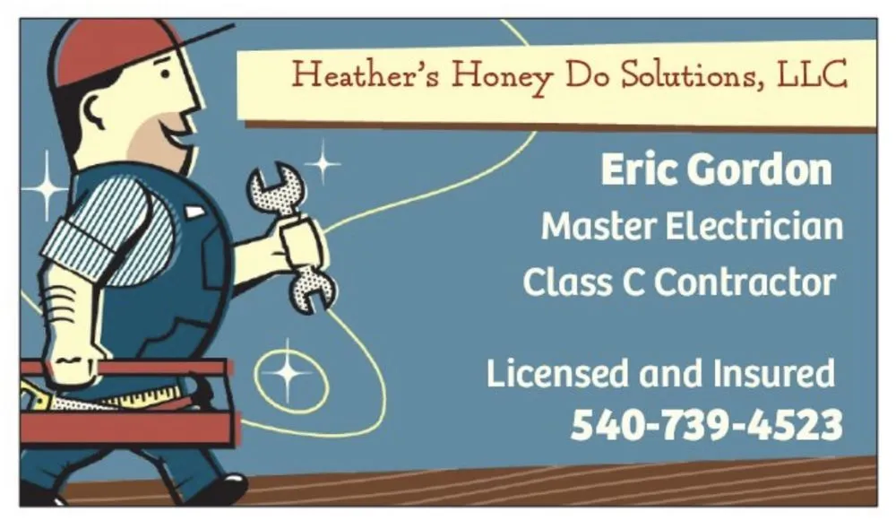Slide of Heather’s Honey Do Solutions