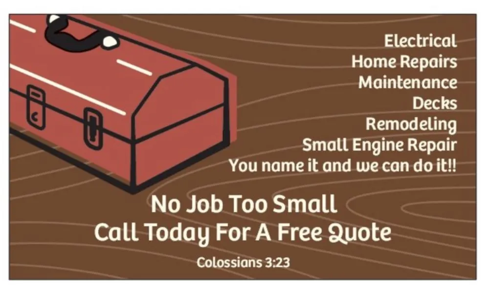 Slide of Heather’s Honey Do Solutions