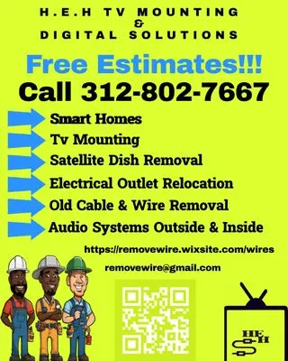 Heh TV Mounting And Digital Solutions Logo