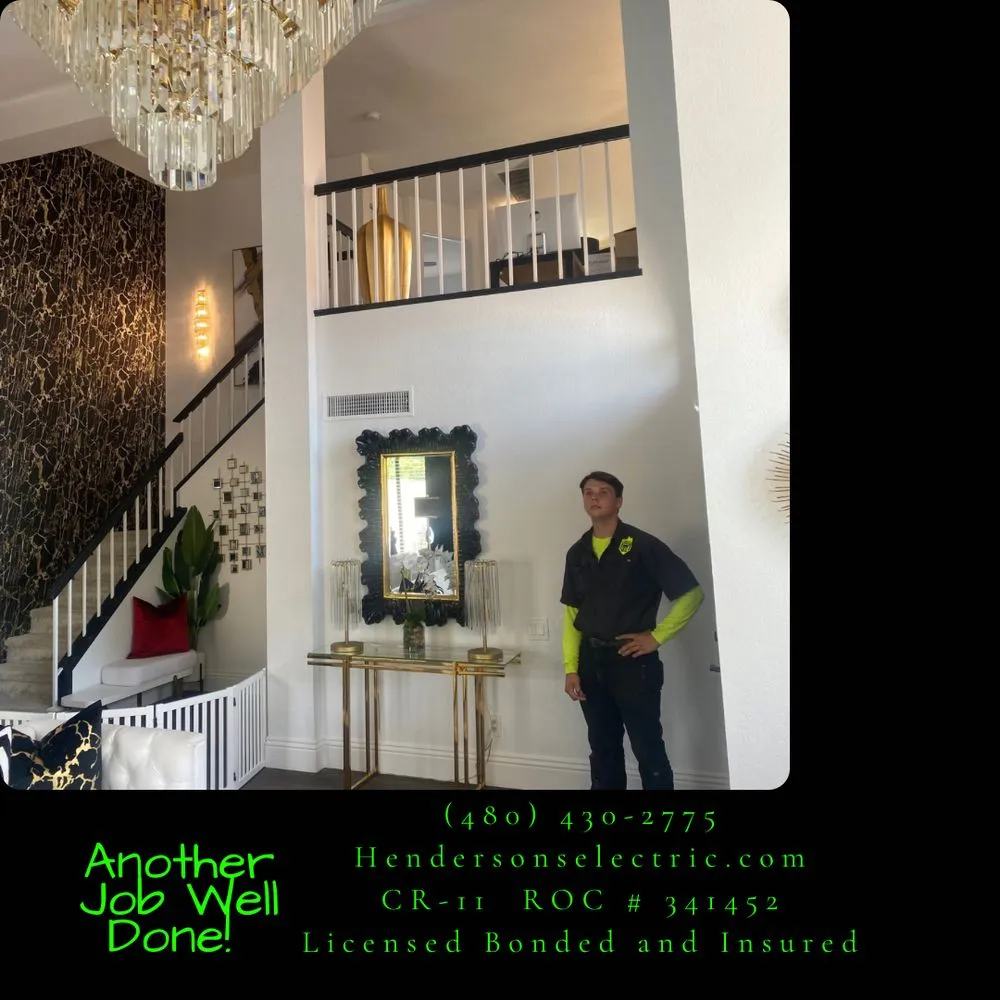 Slide of Henderson's Electric Solutions