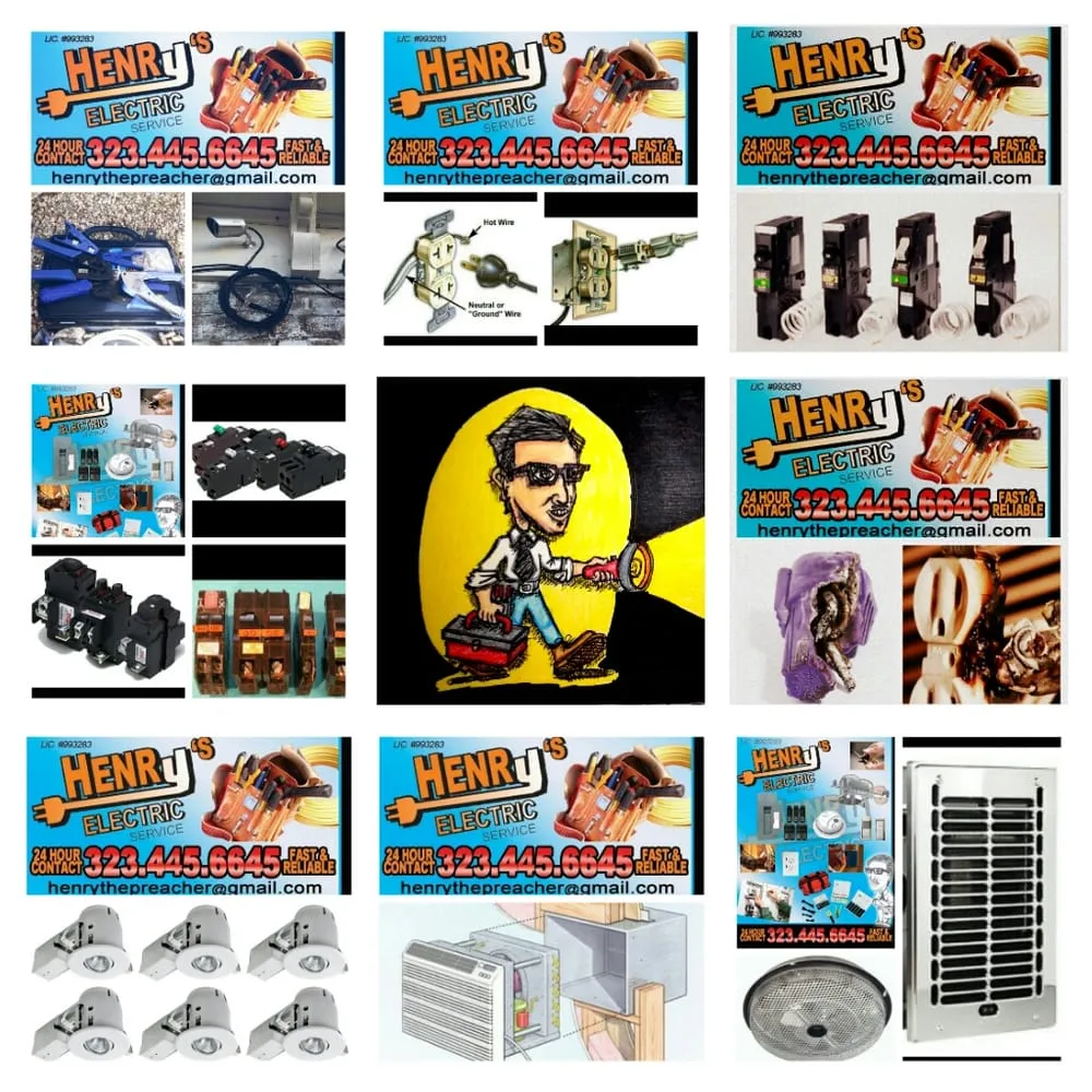 Slide of Henry's Electric Service