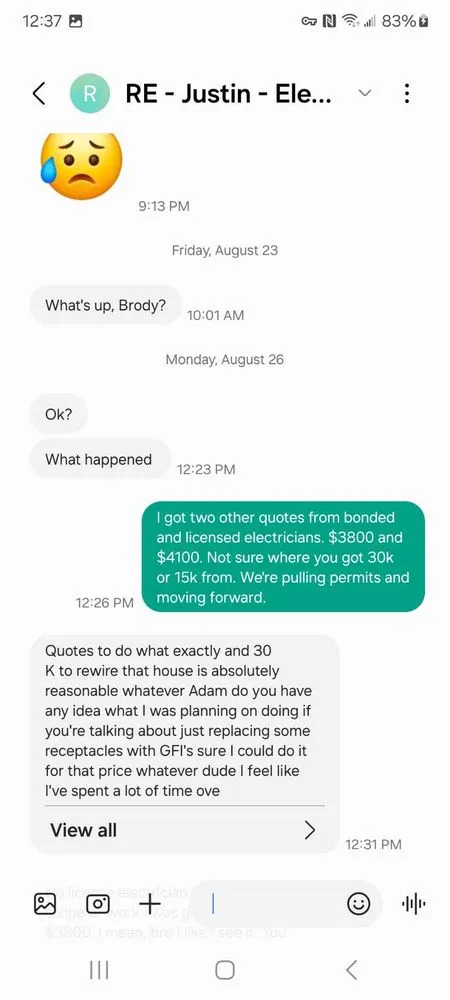 Slide of herber electric