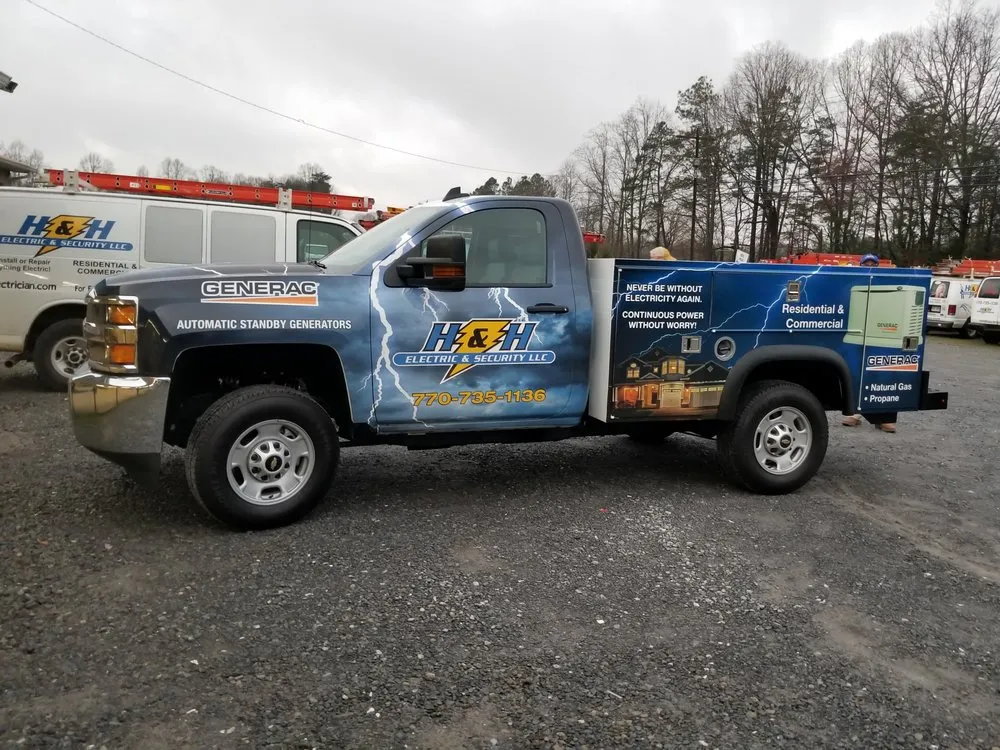 Slide of H&H Electric & Security