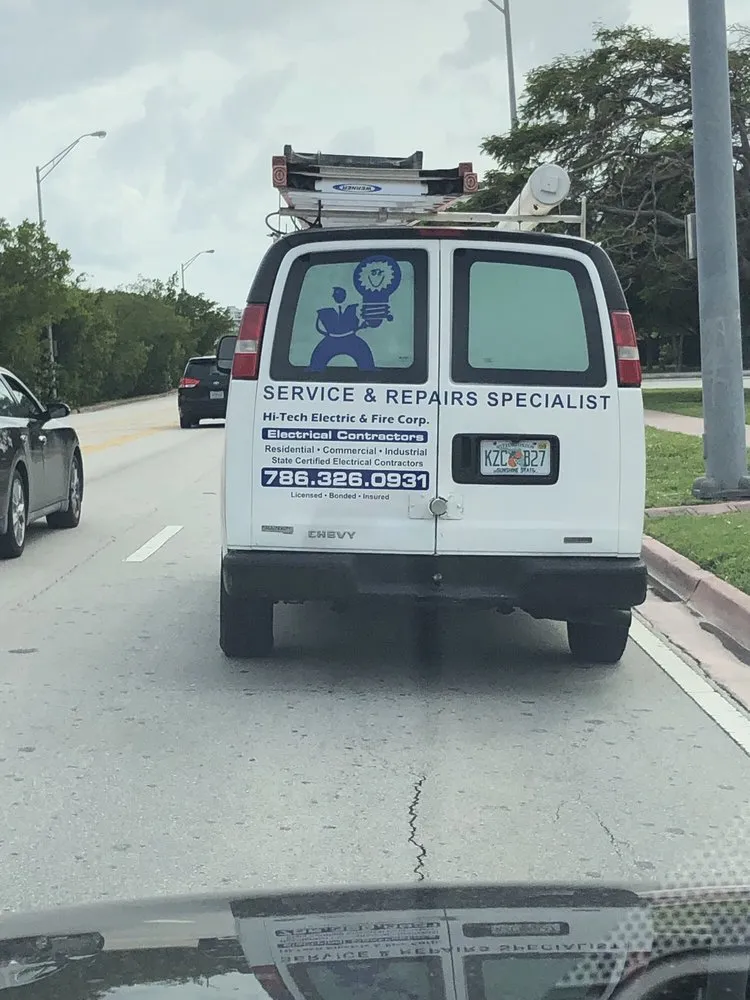 Slide of Hi-Tech Electric & Fire