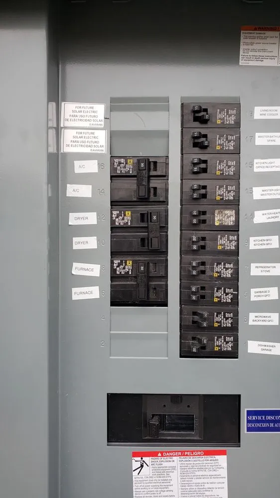 Slide of High and Low Electrical Solutions