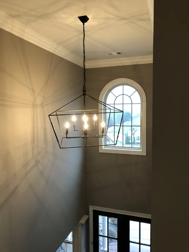 Professional electrician providing lighting installation in , 