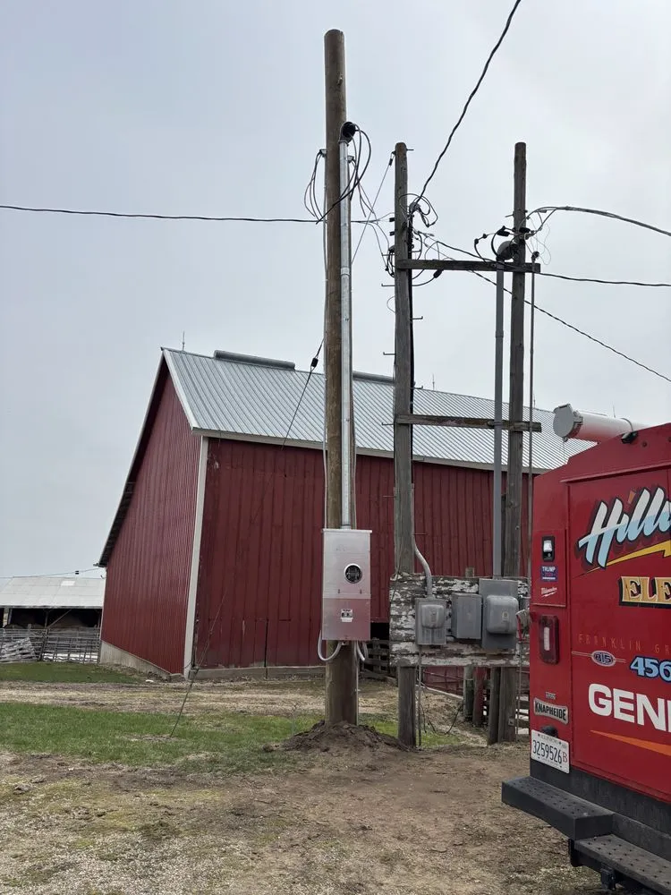 Certified electrician providing lighting installation in Franklin Grove, IL - Hilliker Electric