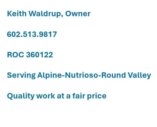 Reliable wiring installation experts serving Alpine, AZ - Hilltop Electric Services