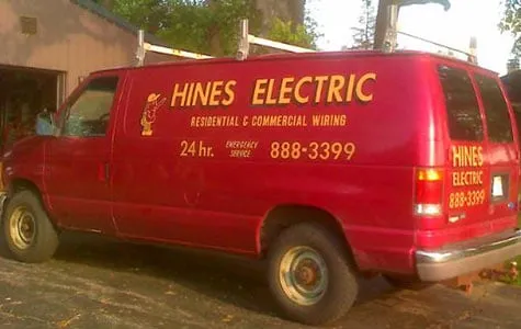 Slide of Hines Electric