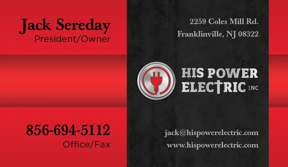 Trusted electrician providing panel upgrade in Franklinville, NJ - His Power Electric Inc