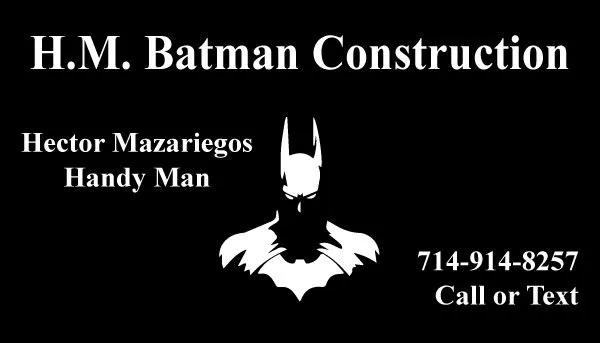 Slide of HM Batman Construction