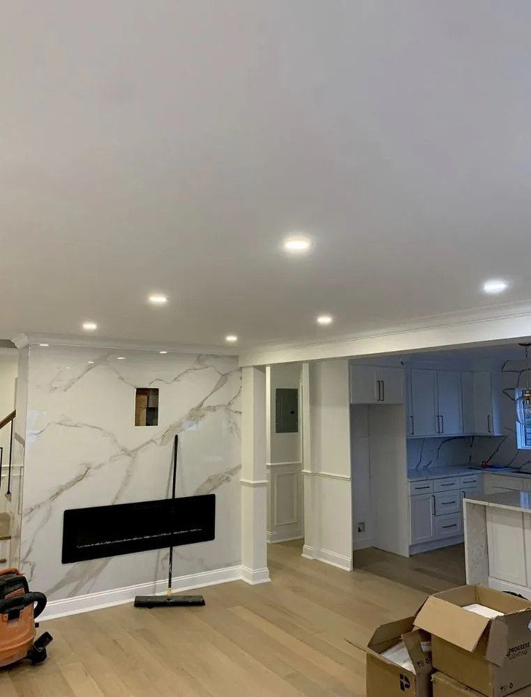 Affordable electrical service for homes in lighting installation, by