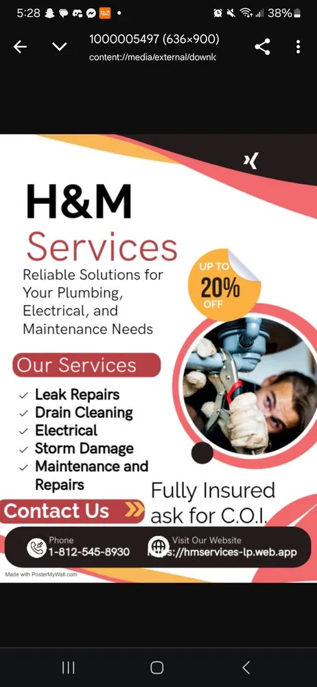 Certified electrician providing emergency electrical service in Springville, IN - H&M Services